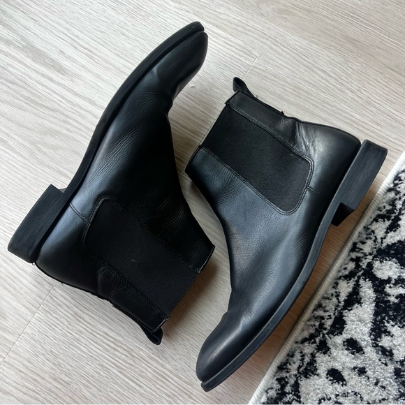Zara Mens Chelsea Genuine Leather Boots Size 42 (8.5-9 US) - Picture 1 of 7